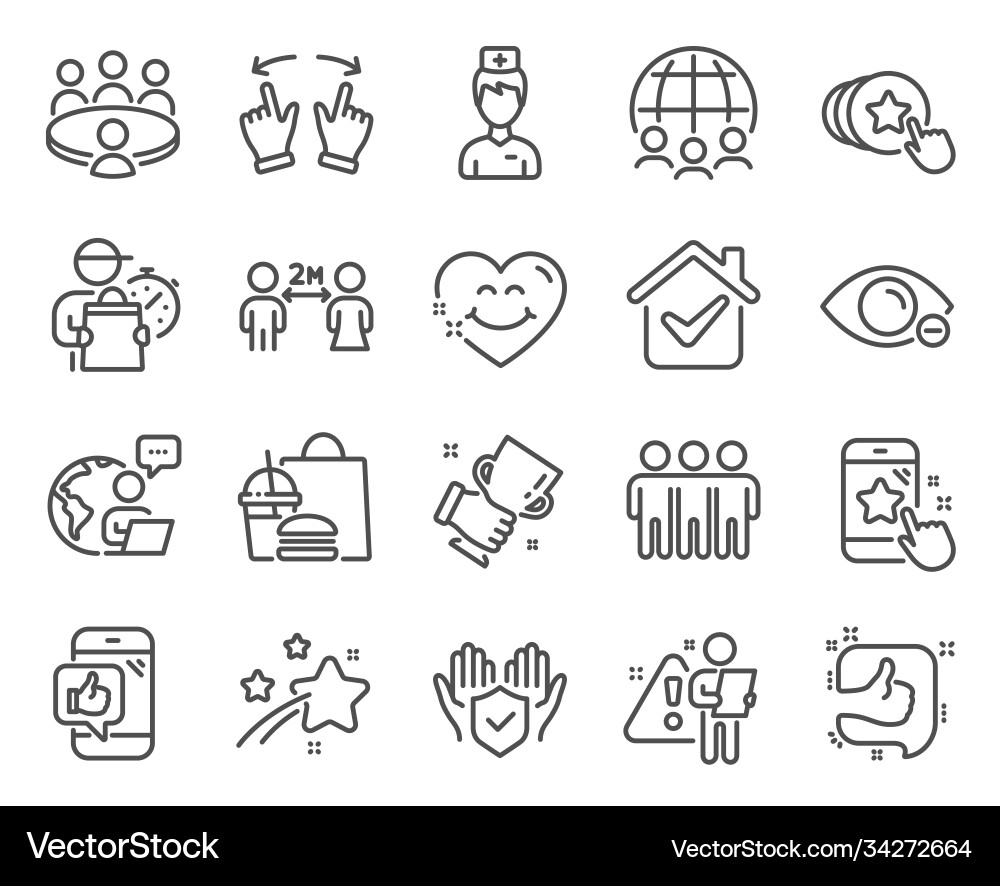 Menschen Icons Set enthalten Ikone als Freundschaft Menschen Icons Set enthalten Ikone als Freundschaft vektorbild