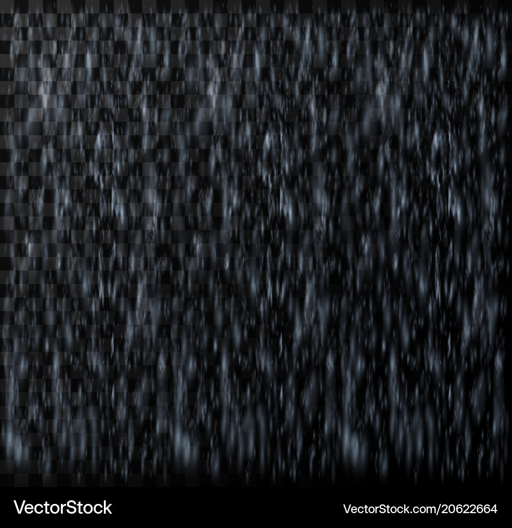 Rain pattern realistic with snow Rain pattern realistic with snow Vector Image