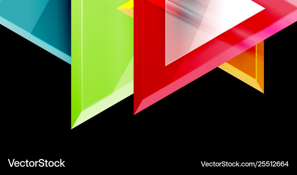 Triangle abstract background Vector Image