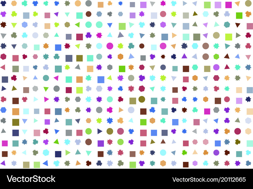 Abstract shape pattern for graphic design texture vector image