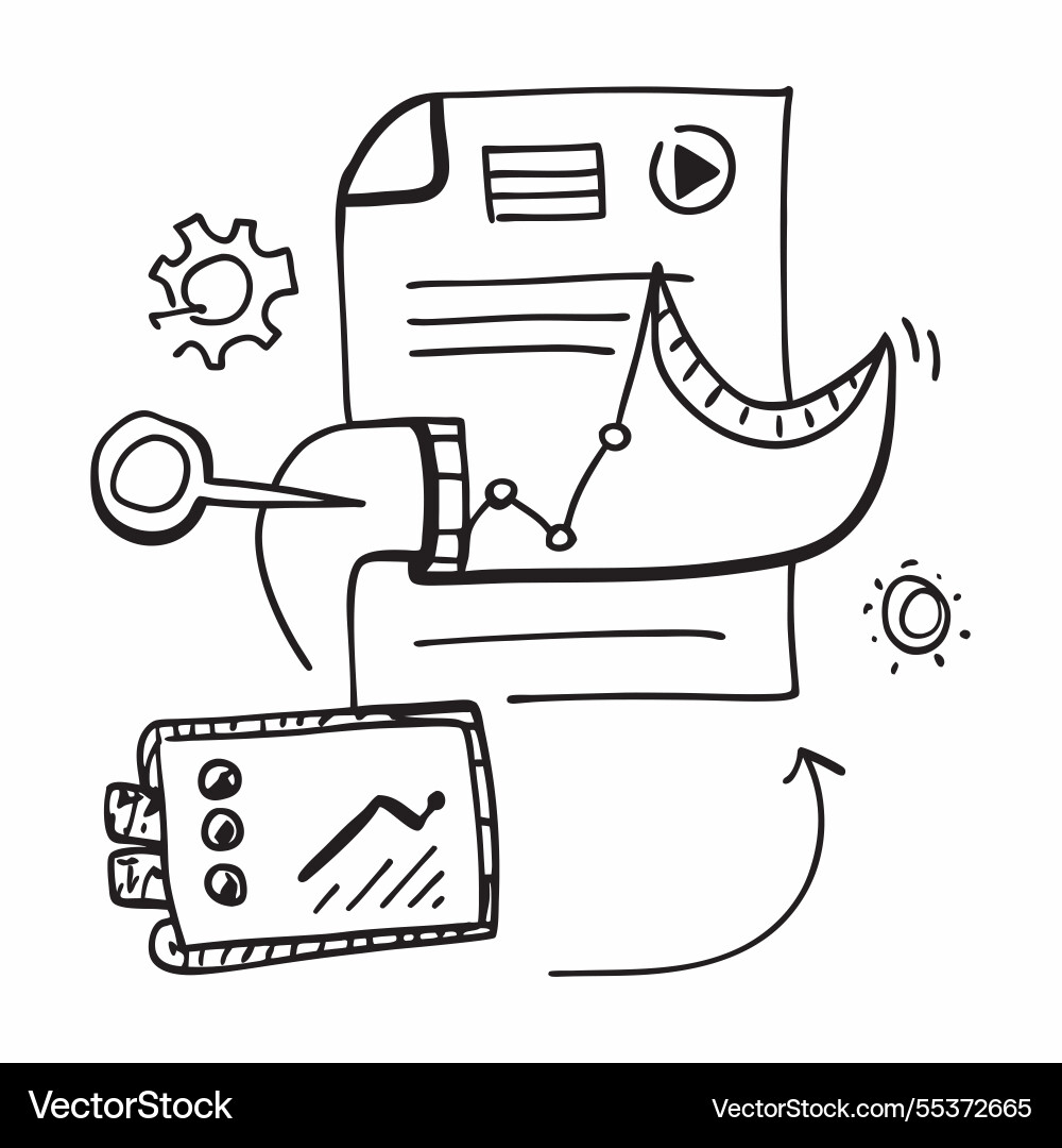 Ai predictive modeling and marketing forecast Ai predictive modeling and marketing forecast vector image