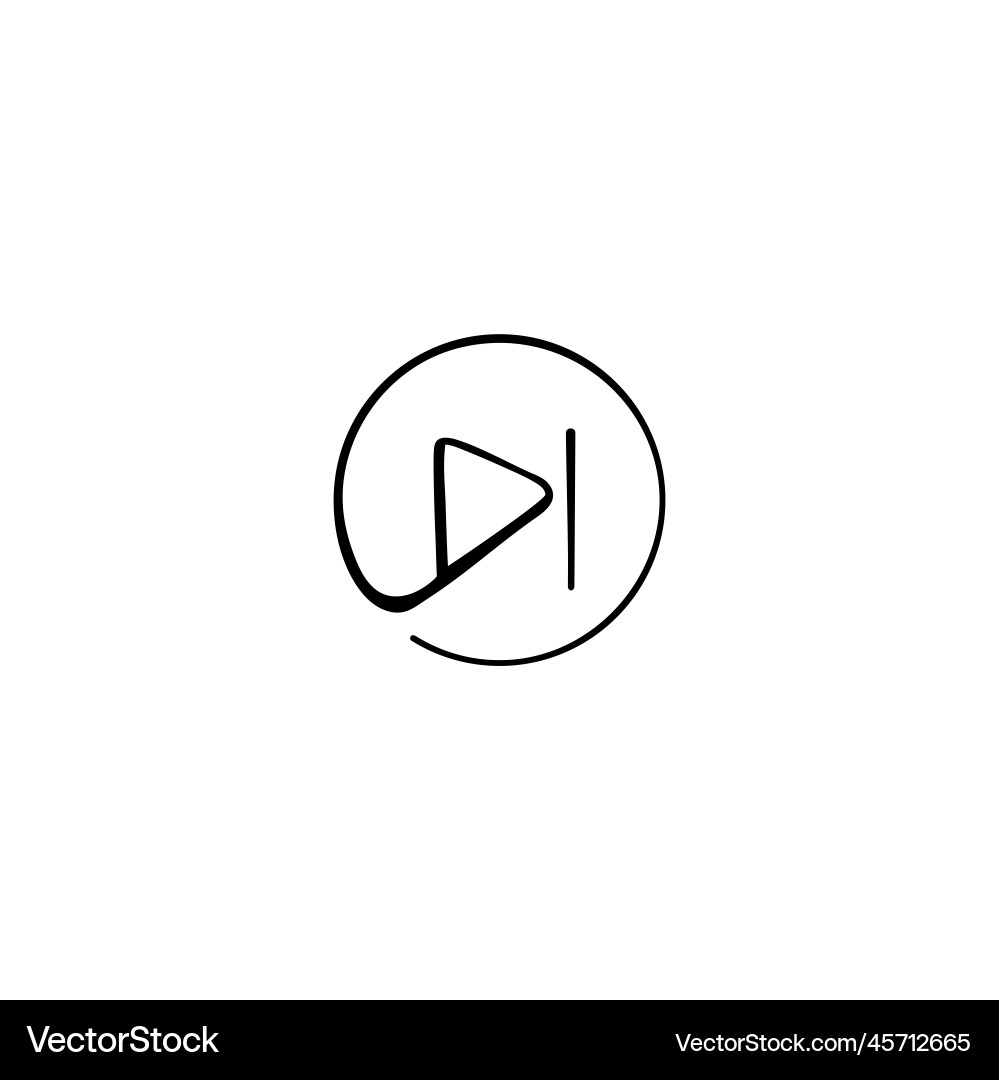 Next line style icon design Vector Image