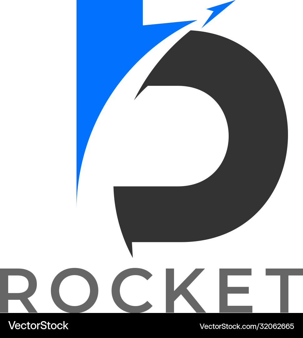 Symbol Buchstaben b Bewegung Rakete Pfeil geometrische Symbol Buchstaben b Bewegung Rakete Pfeil geometrische vektorbild