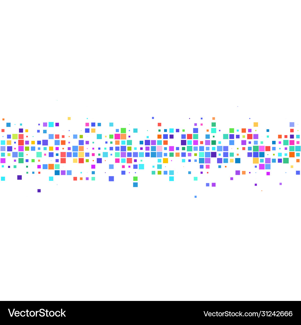 Pattern with a colorful squares vector image