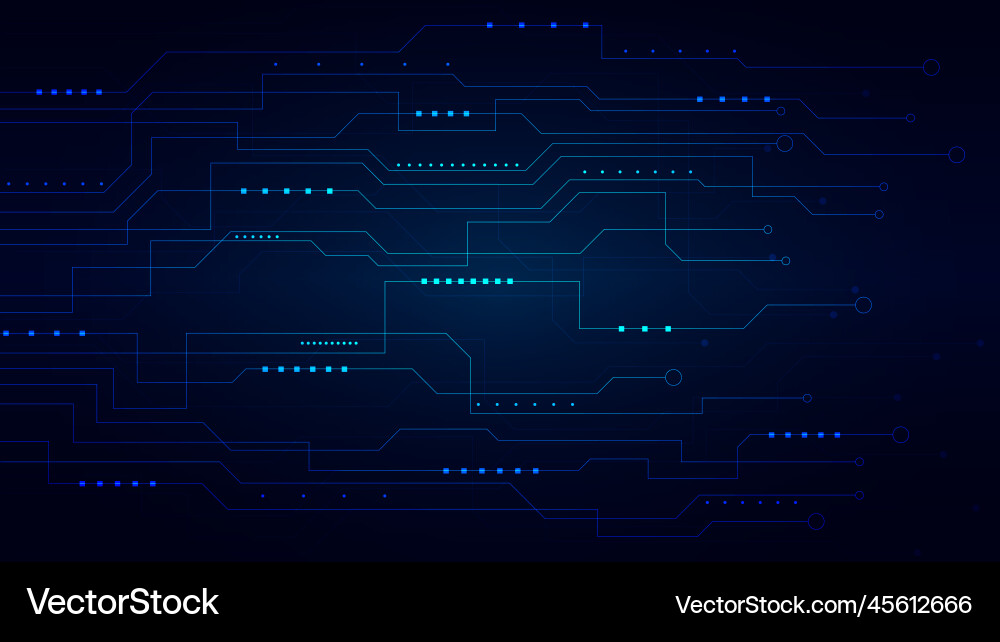 Technology background with hi-tech digital data Technology background with hi-tech digital data vector image