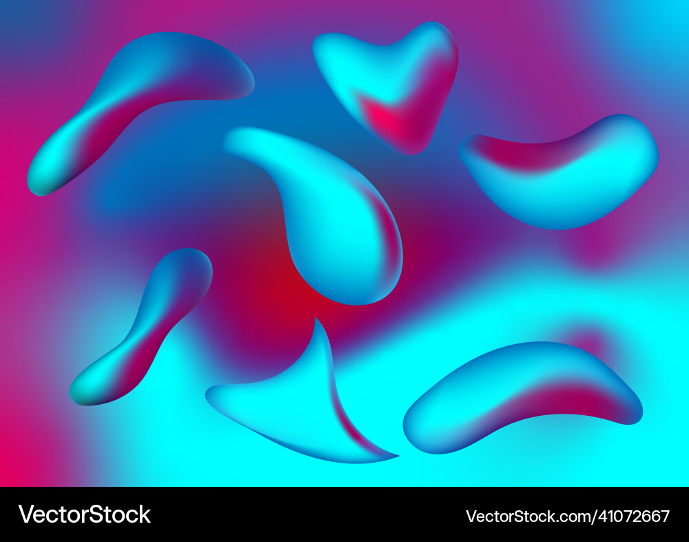 Abstract background fluid style gradient vector image