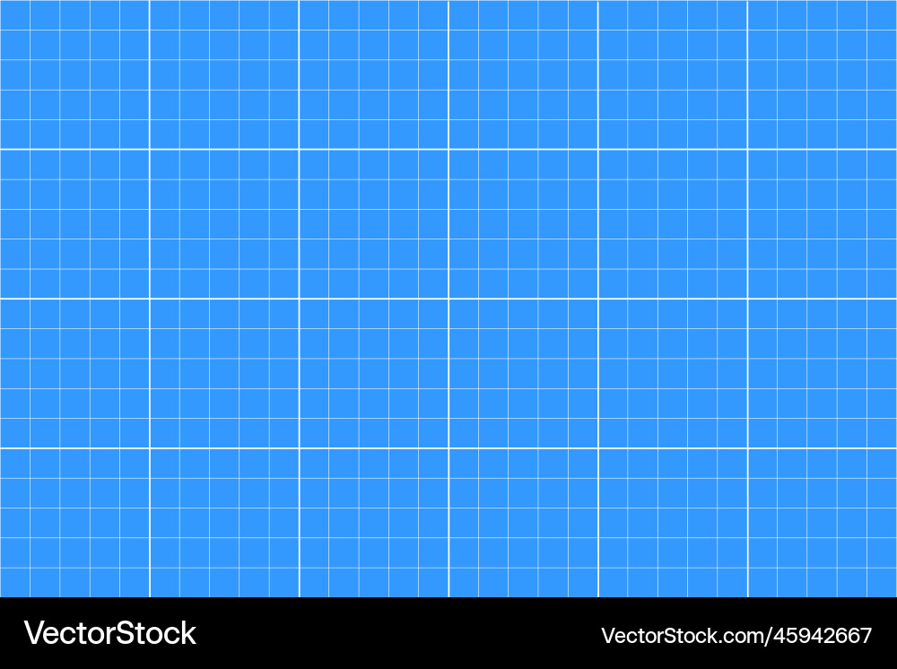 Blueprint grid sheet background checkered blank Blueprint grid sheet background checkered blank vector image