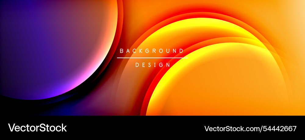 Bright rainbow style color gradient with curve Vector Image