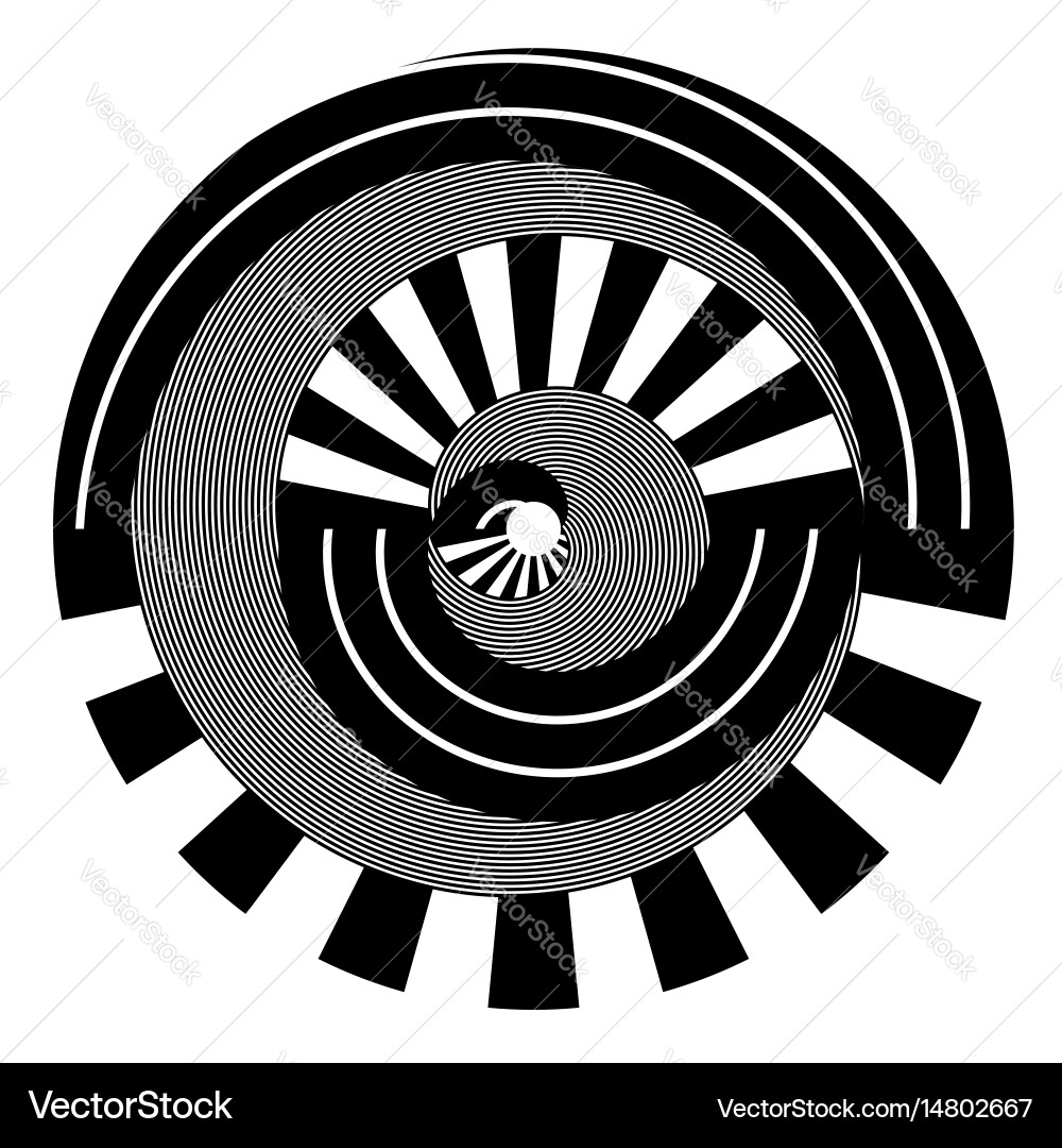 Circle design element vector image
