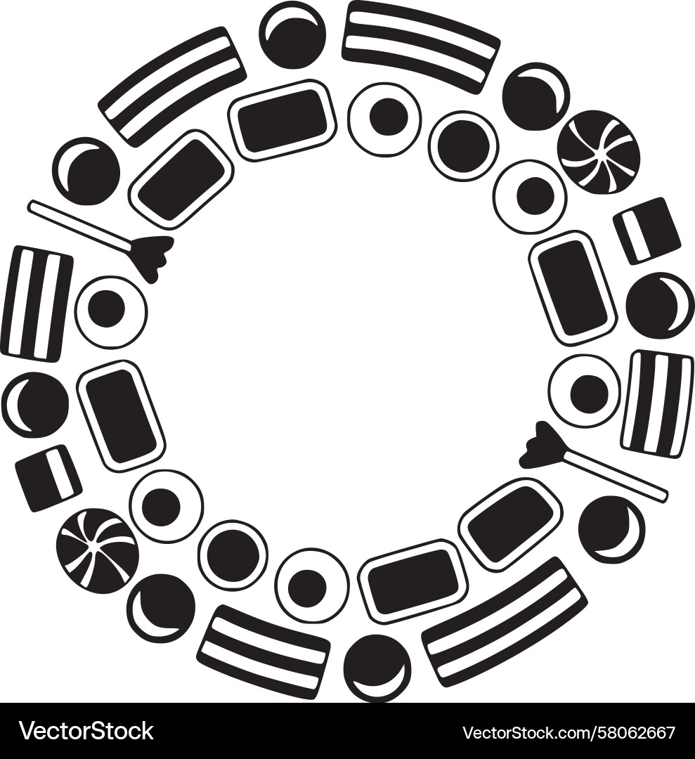 Dynamic Circular Pattern Vector Image