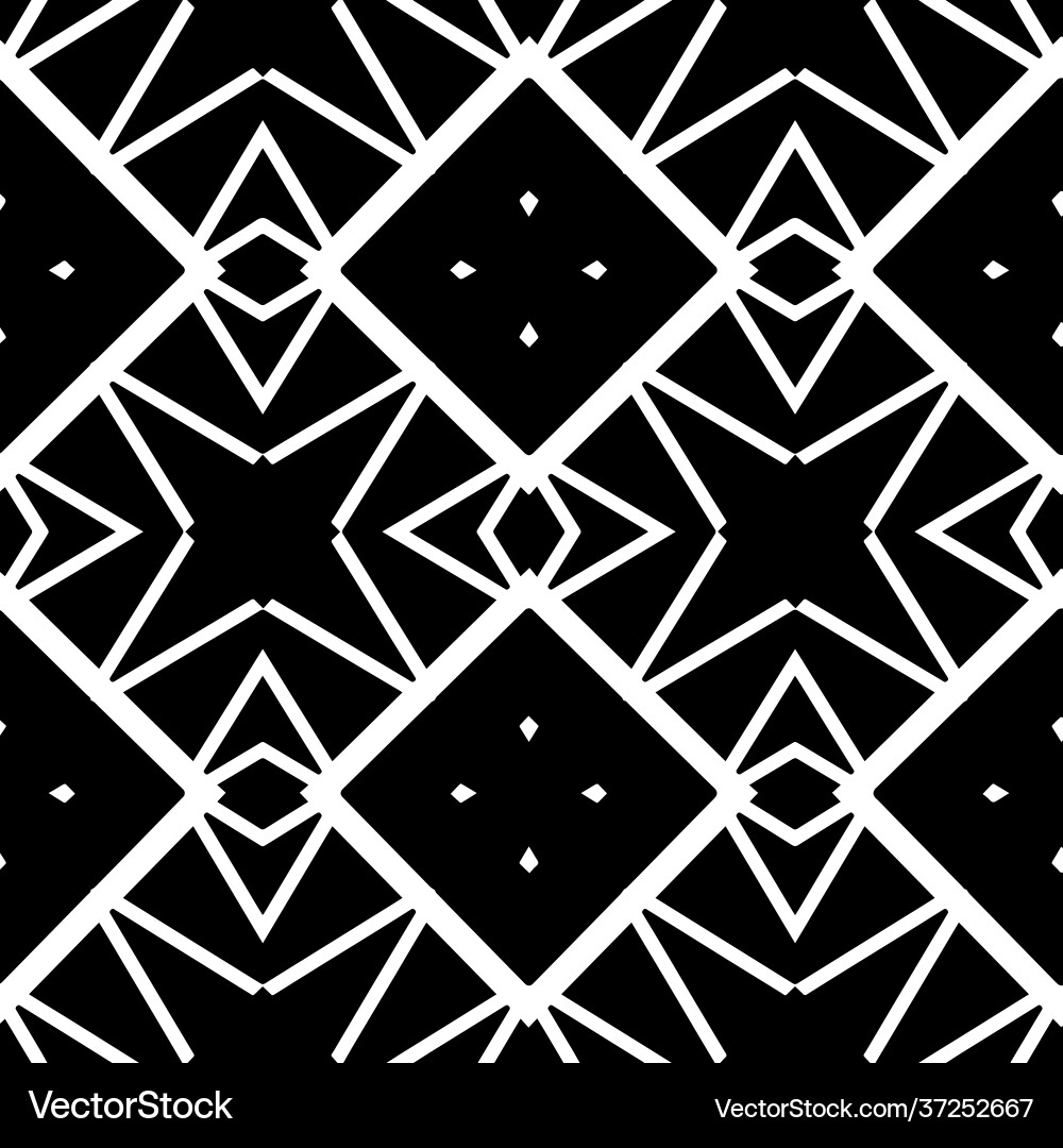 Geometric pattern with triangular elements Vector Image