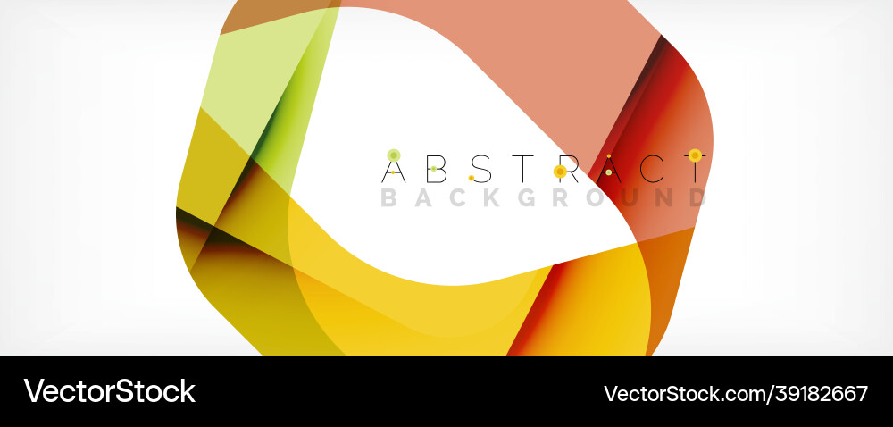 Minimal abstract background - color overlapping Vector Image