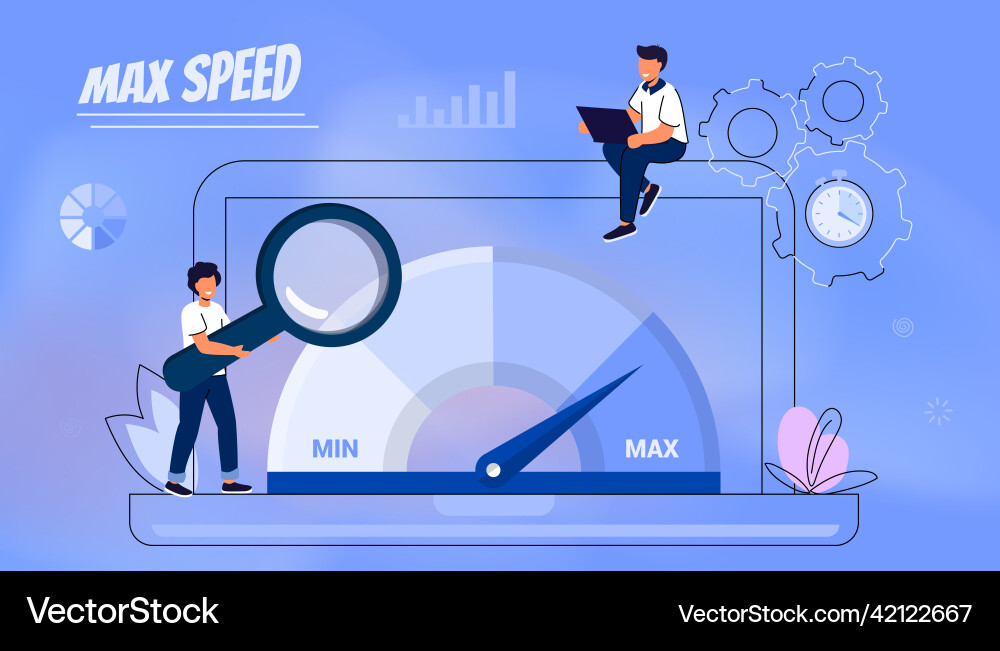 Website loading optimization page speed and seo Website loading optimization page speed and seo vector image