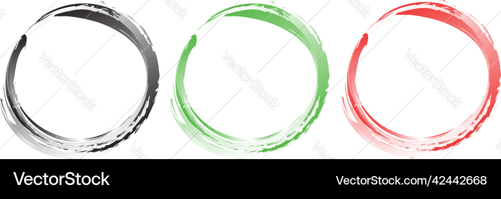 Grungy textured circle element circular splatter Grungy textured circle element circular splatter vector image