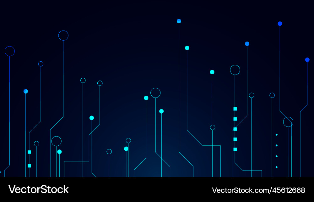 Technology background with hi-tech digital data Technology background with hi-tech digital data vector image