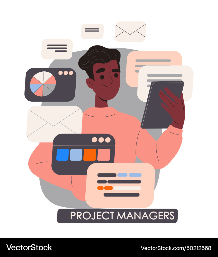 Web development team concept Web development team concept vector image