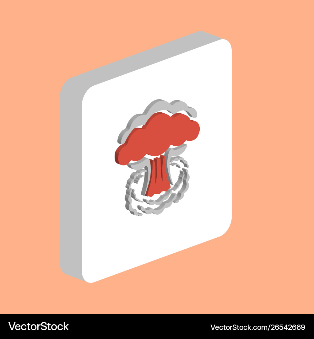 Explosion computer symbol vector image