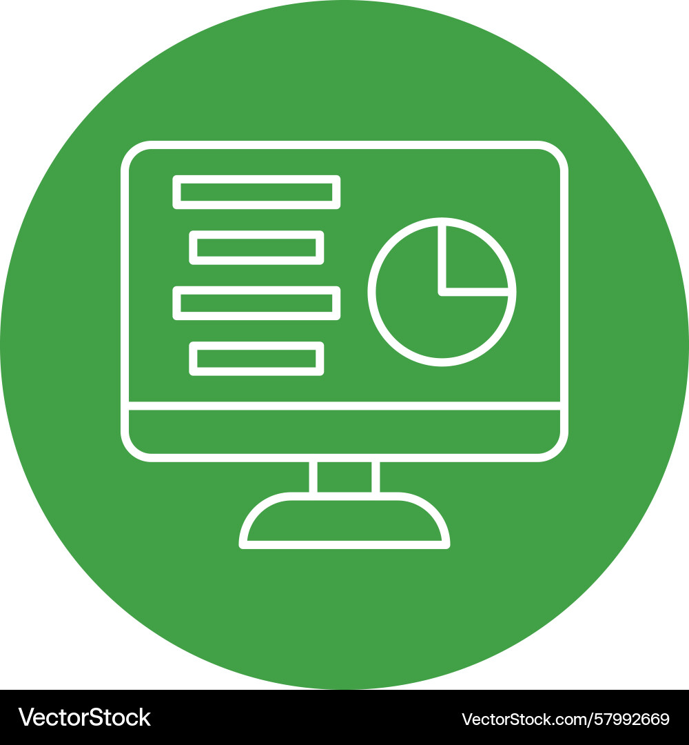 Multi-Line Dashboard Control Panel Vector Image