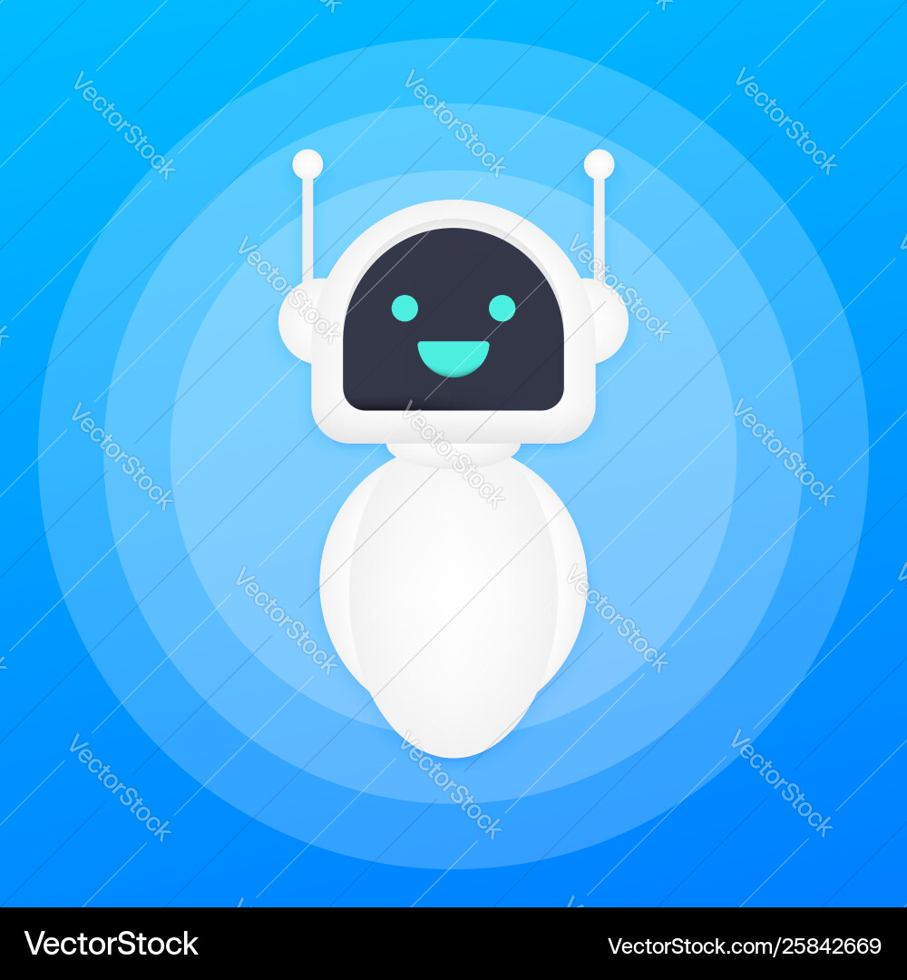 Robot icon bot sign design chatbot symbol concept Robot icon bot sign design chatbot symbol concept vector image