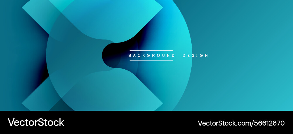 Abstract blue design overlapping shapes create Abstract blue design overlapping shapes create Vector Image
