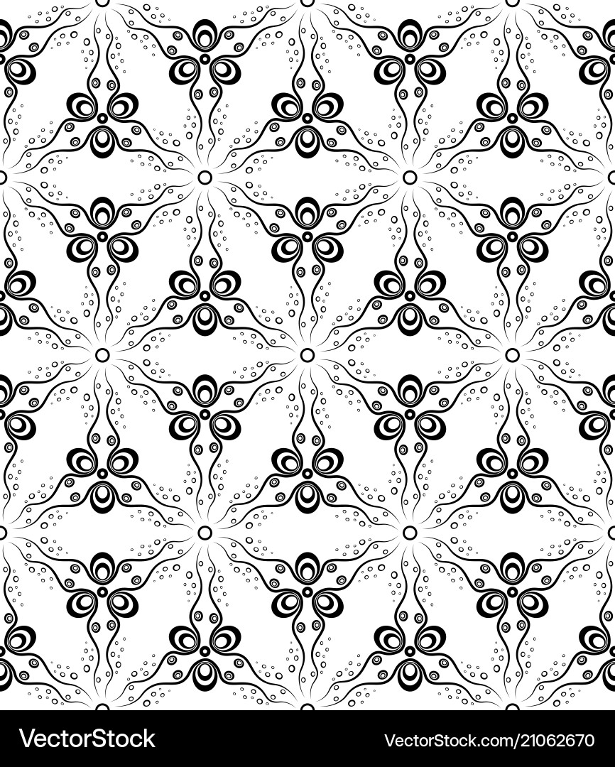 Abstract seamless pattern with waves and circles Abstract seamless pattern with waves and circles vector image