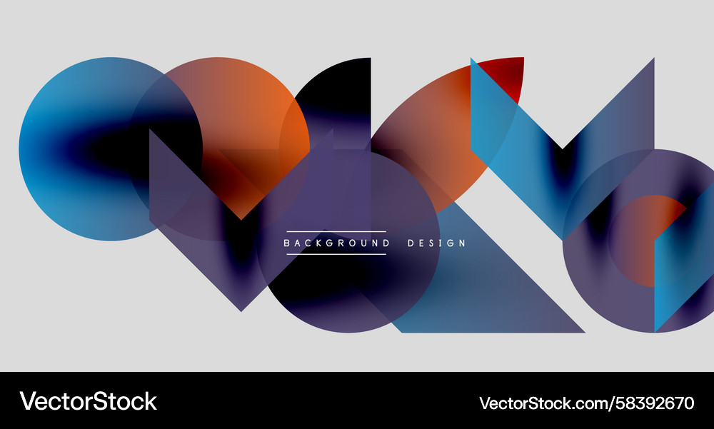 Dynamic Shape Overlap Vector Image