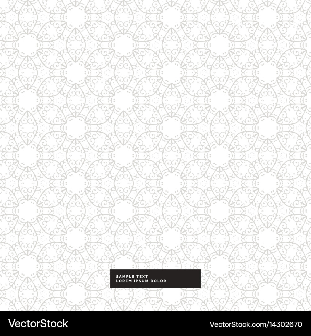 Flower shape pattern background vector image
