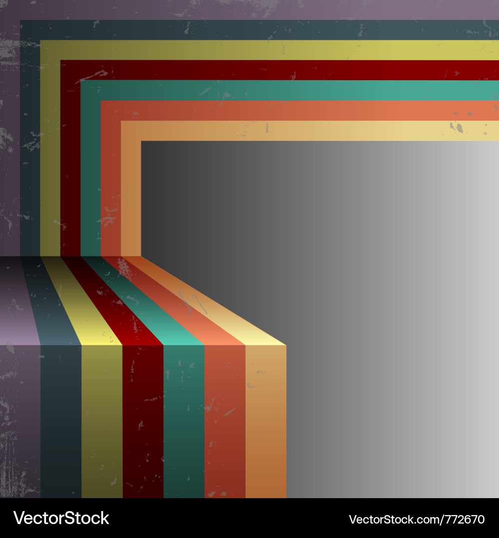 Retro abstract background vector image