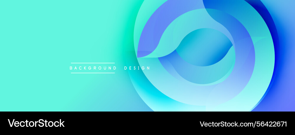 Abstract blue layers create flowing circular Abstract blue layers create flowing circular vector image