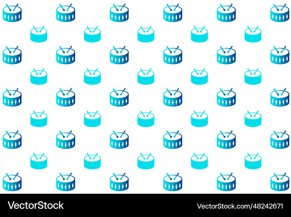 Abstract drum pattern background Vector Image