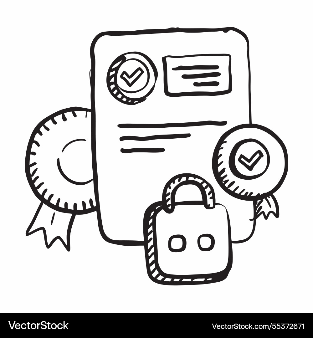 Ai robot and quality assurance system concept vector image
