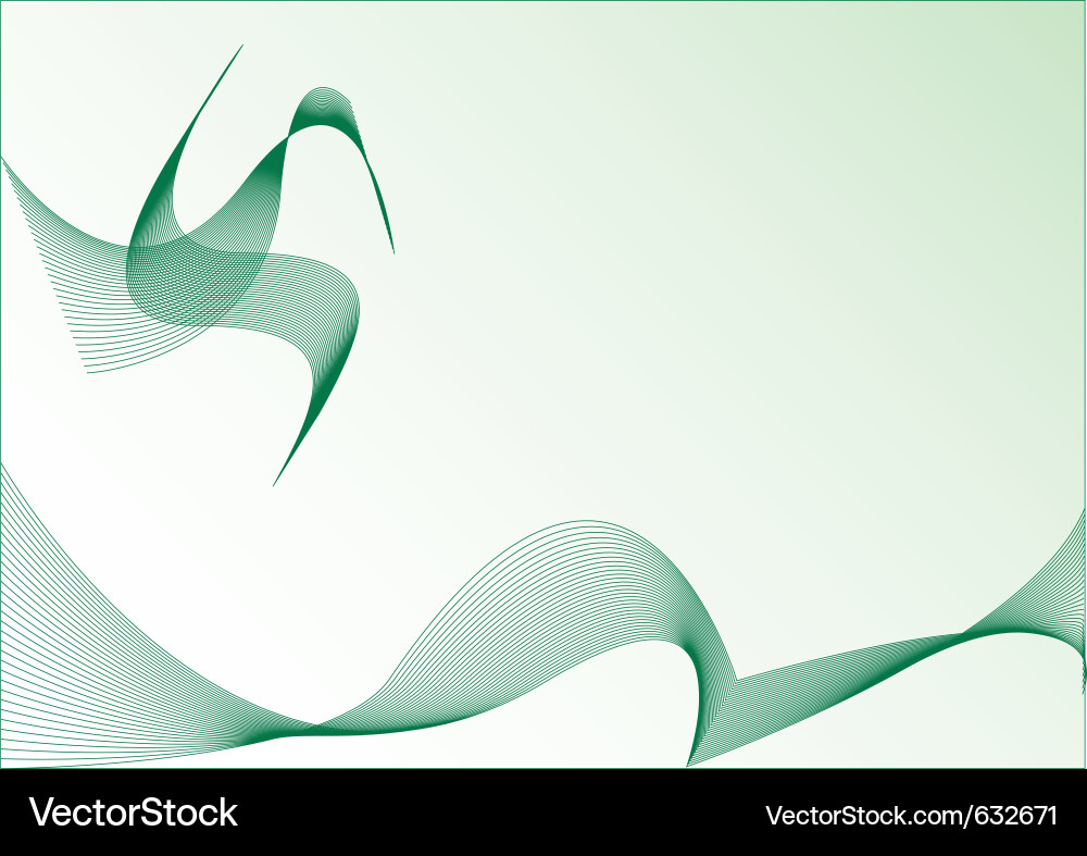 Background with abstract bird vector image
