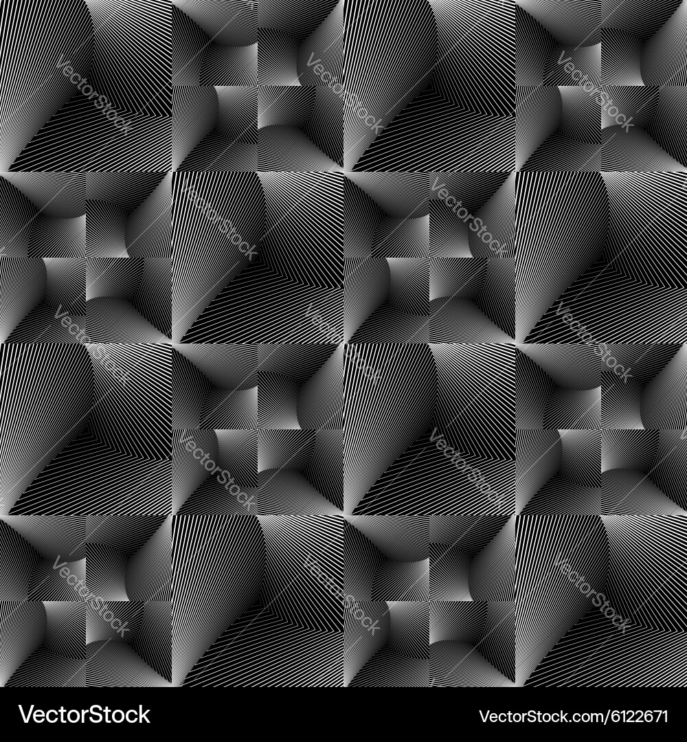 Design seamless tiled geometric pattern Vector Image