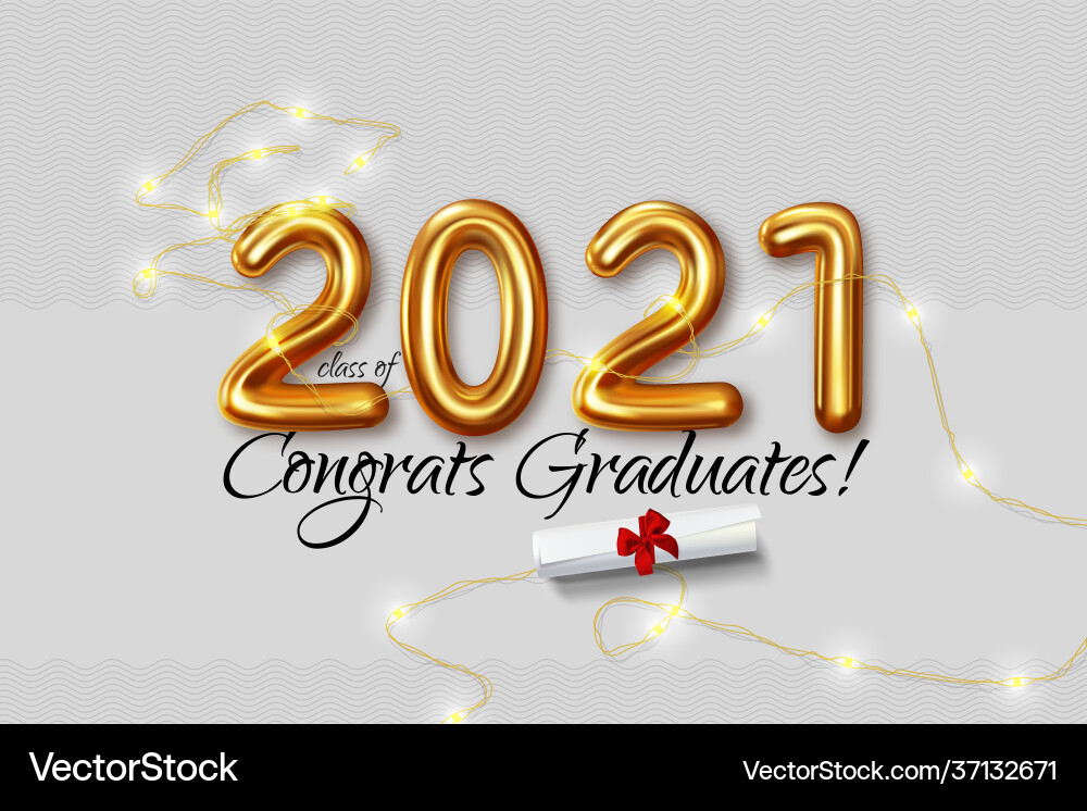 Gratulation Absolventen 2021 Klassenabschlüsse Gratulation Absolventen 2021 Klassenabschlüsse vektorbild