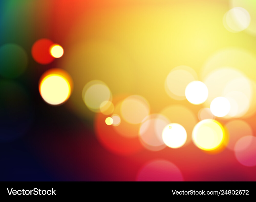 Abstract bokeh light on colorful background Abstract bokeh light on colorful background vector image