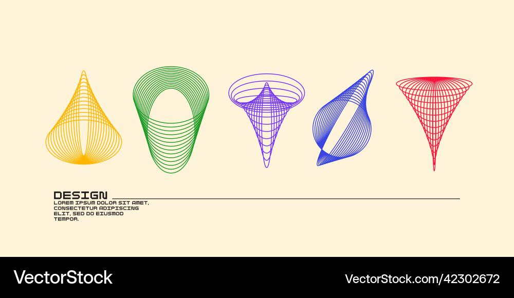 Abstract elements for design a set of different Abstract elements for design a set of different vector image