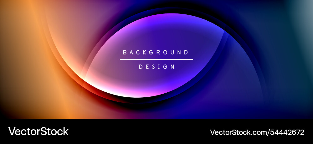 Bright rainbow style color gradient with curve Vector Image
