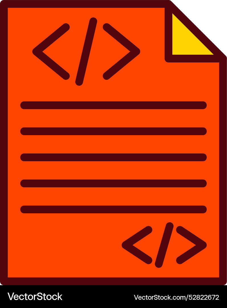 Html icon design Vector Image