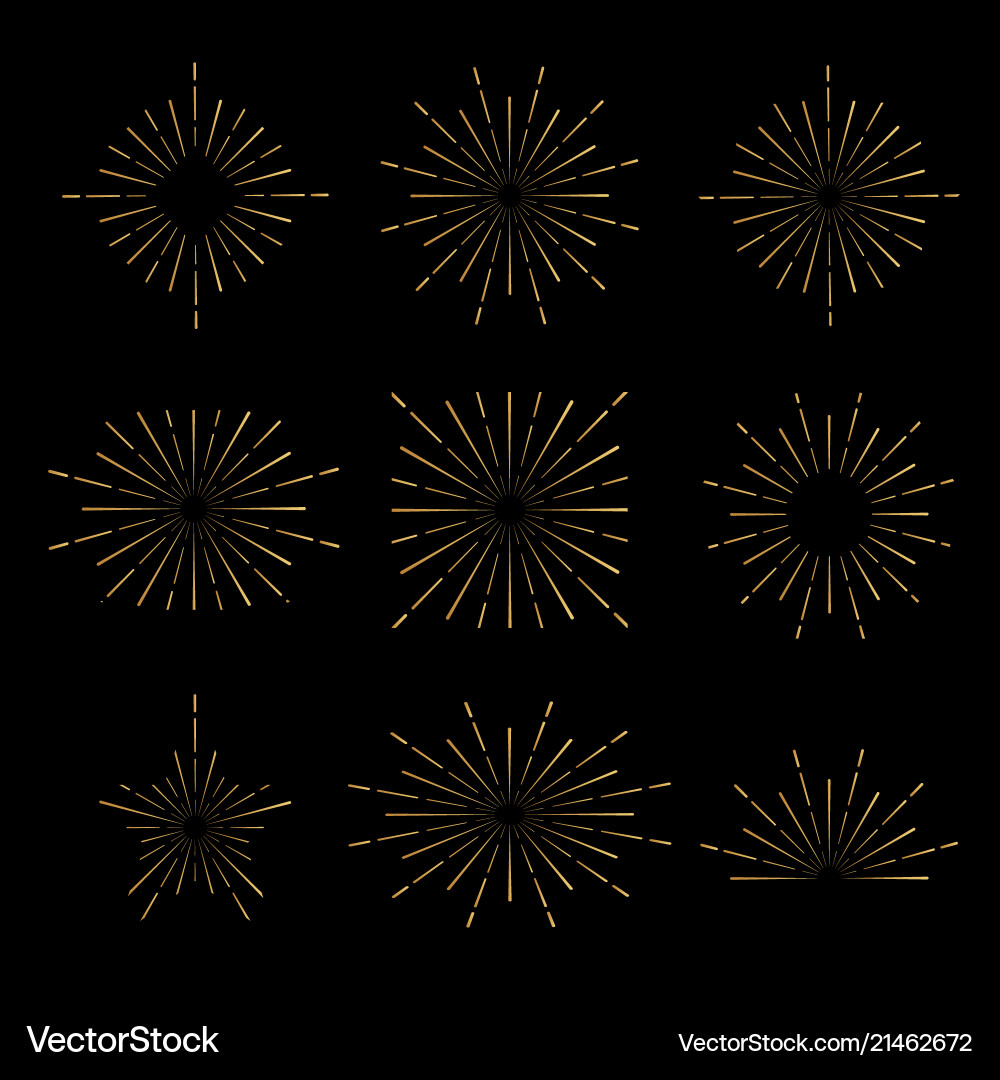 Light rays of burst Light rays of burst vector image