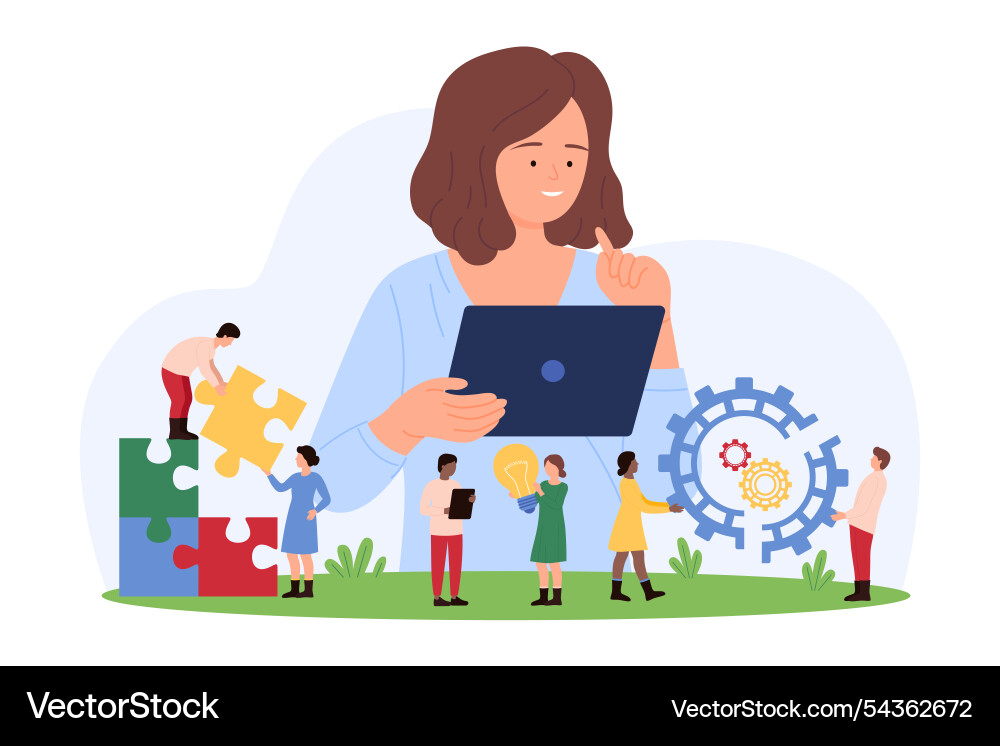 Soft skills development concept emphasizing Soft skills development concept emphasizing vector image