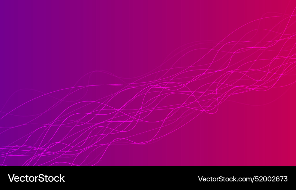 Abstract gradient background with wave beams vector image