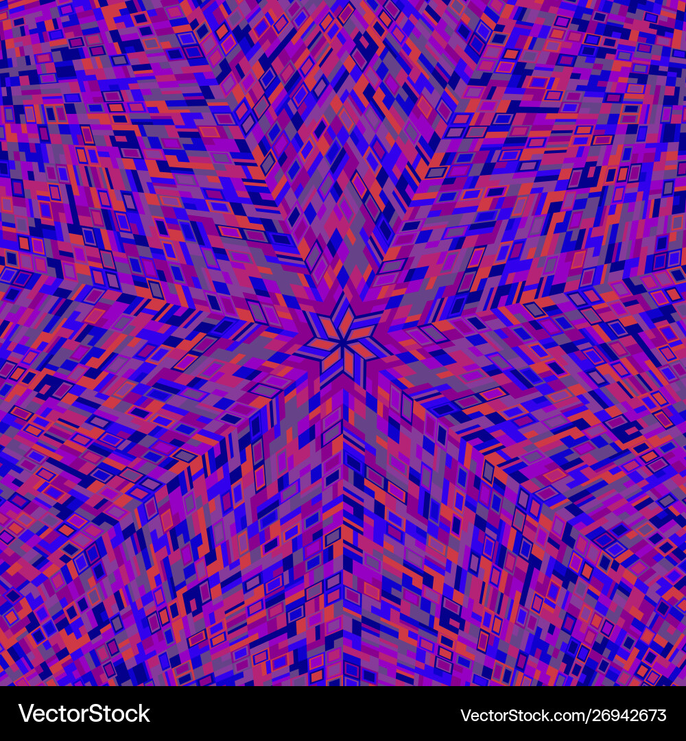 Geometrical dynamic circular burst mosaic pattern Geometrical dynamic circular burst mosaic pattern vector image