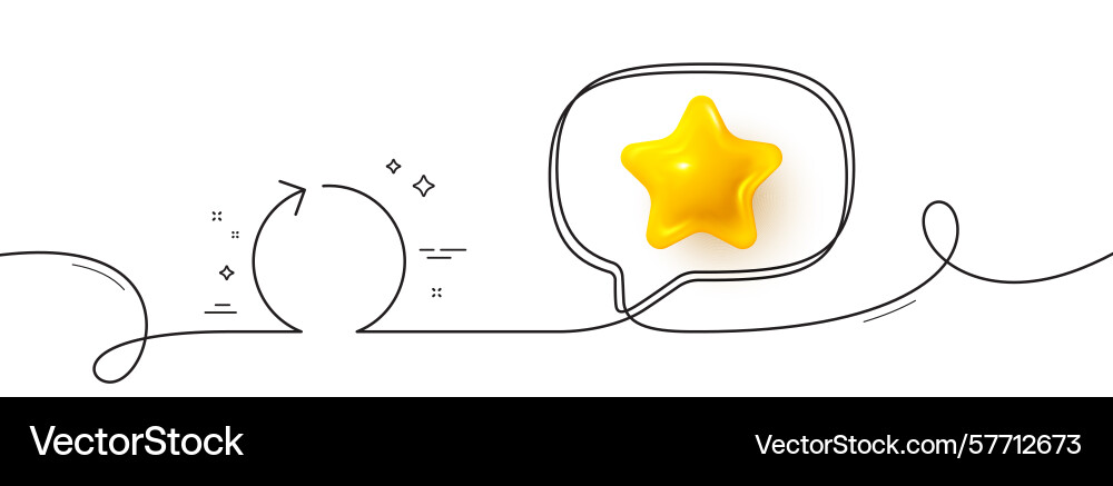 Loop arrow line icon refresh arrowhead vector image