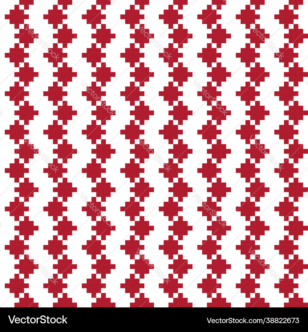 Red argyle seamless pattern background Vector Image