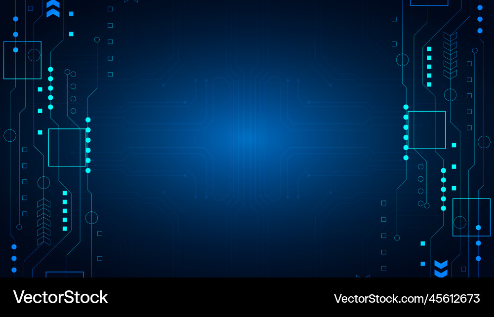 Technology background with hi-tech digital data Technology background with hi-tech digital data vector image