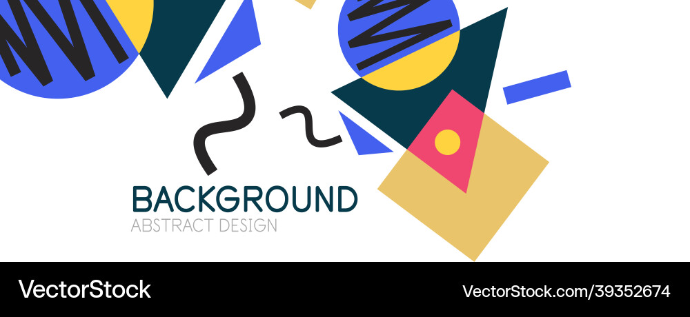 Abstract background blocks lines triangles Abstract background blocks lines triangles vector image