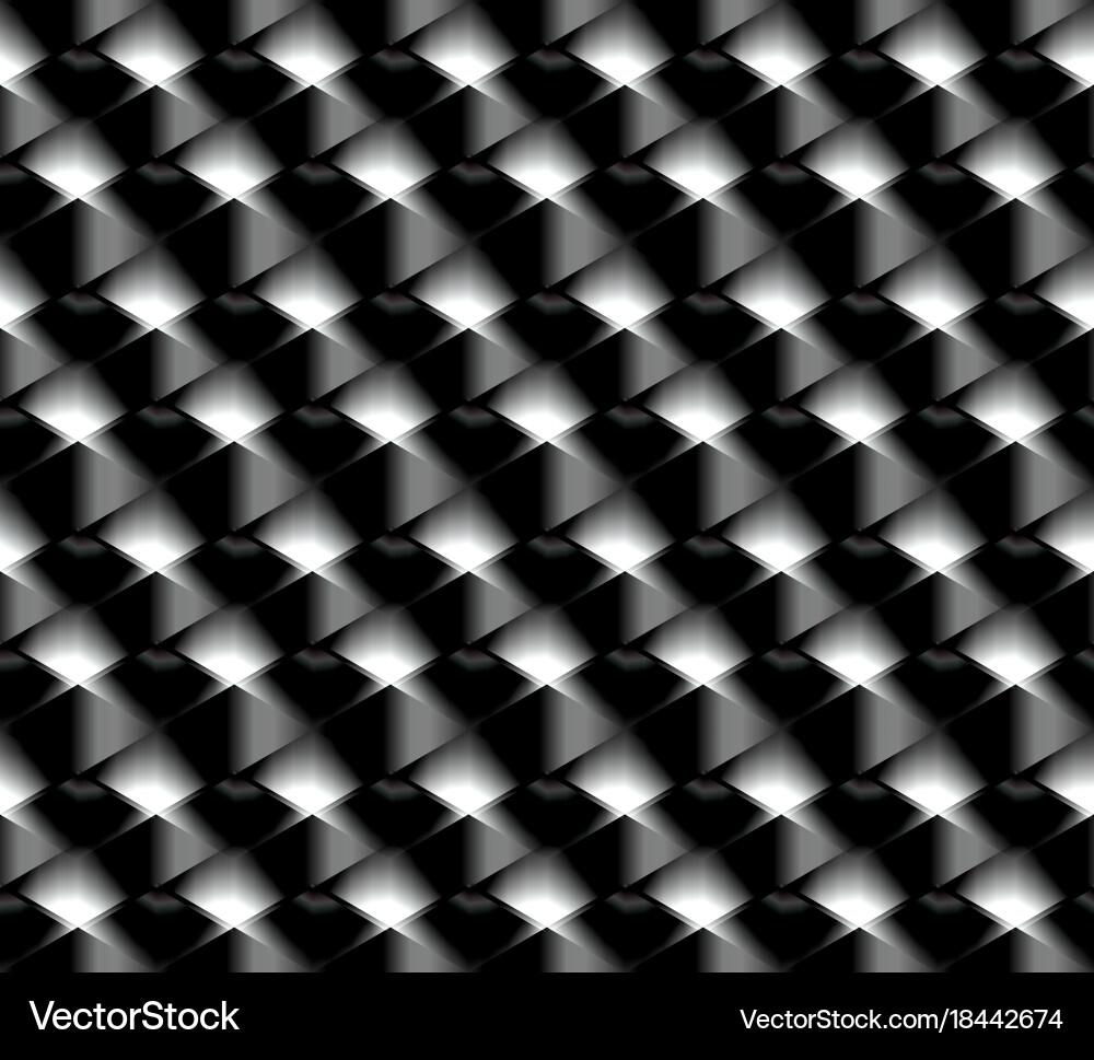 Abstract seamless pattern of diamonds in the form Vector Image
