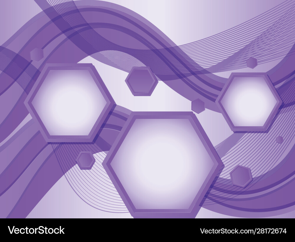 Background with purple abstract patterns vector image