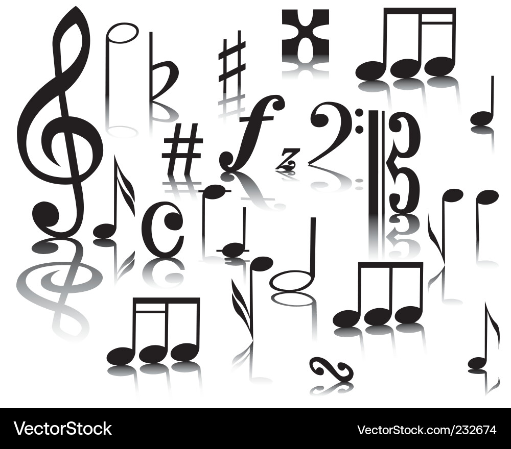 Musical Notation Set vector image