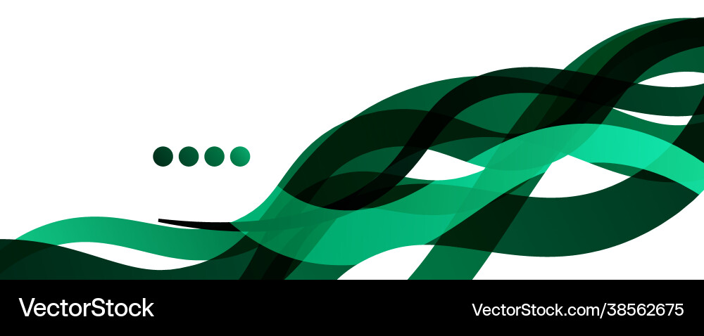 Abstract background - transparent overlapping wavy Vector Image